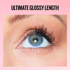 Maybelline Tubing Mascara Black, Lash Sensational Sky High Tubes Mascara with with Shea Butter + Castor Oil, Lengthening for Extension-Like Length, 24H Smudge-Proof, Washable, Vegan, Sensitive Eyes
