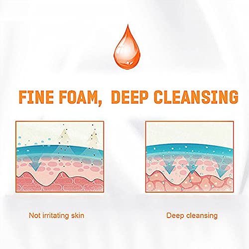 Vitamin C Facial Cleanser - Oil Control Hydrating Face Wash - Deep Cleansing Moisturising Skincare