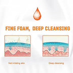 Vitamin C Facial Cleanser - Oil Control Hydrating Face Wash - Deep Cleansing Moisturising Skincare
