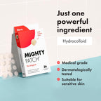 Mighty Patch Original Spot Patches by Hero Cosmetics, Day & Night Time Acne Treatment, Clear Spot Remover Hydrocolloid Patches, Anti Acne Dots, Spot Treatment Pimple Stickers - 36 Patches - Damaged Box