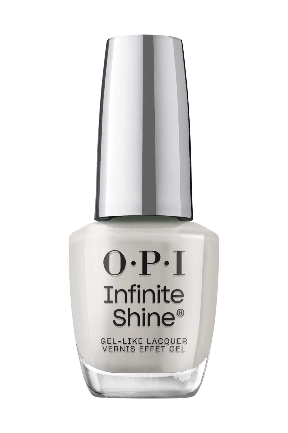OPI Infinite Shine Nail Polish - Gray It On Me - Grey Crème Gel-Like Long Lasting 15ml - Pro-Wide Brush - New