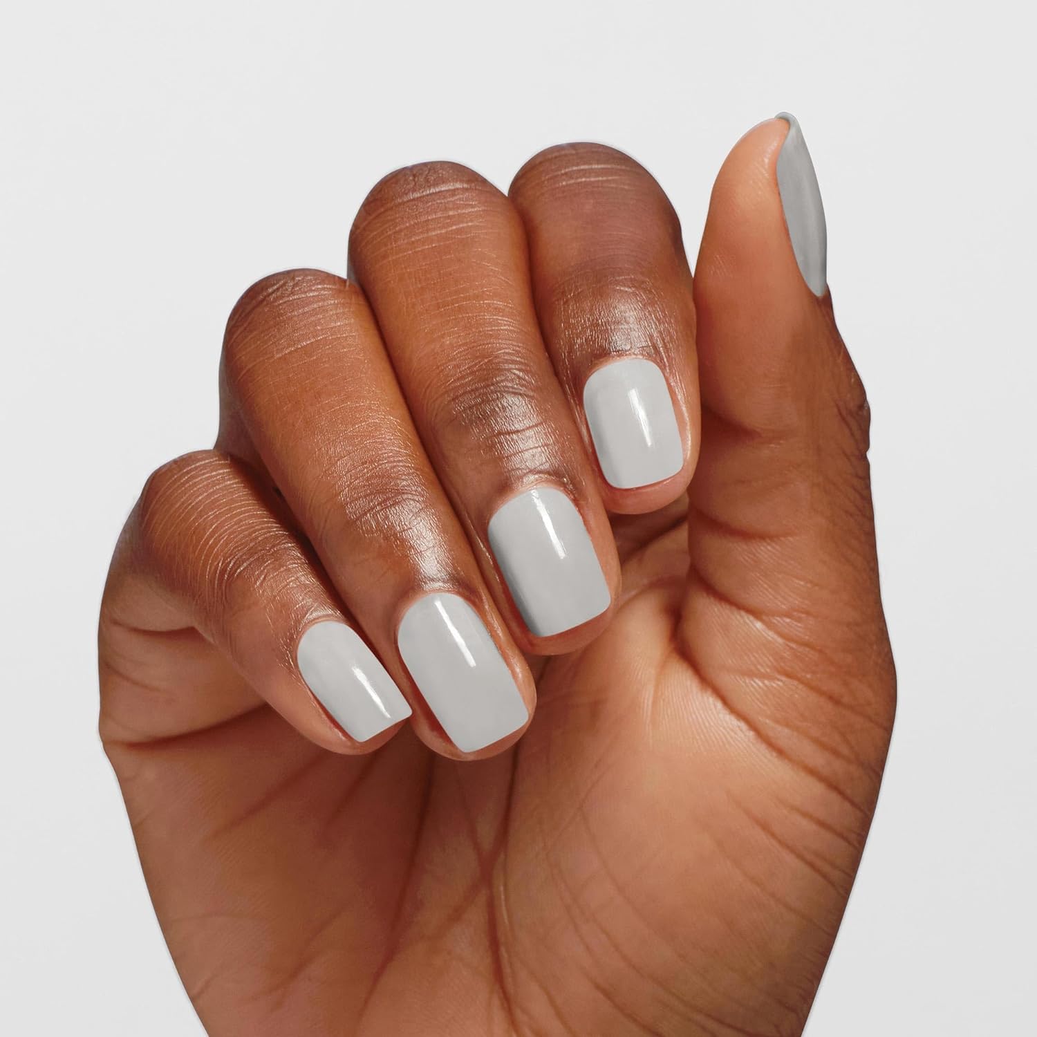 OPI Infinite Shine Nail Polish - Gray it on Me - Gel Like & Long Lasting Grey Cr`eme Nail Polish - with Pre-Cured Gel Technology & OPI Pro-Wide Brush (15ml)