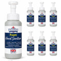 Osler & Walsh Hand Sanitiser Foaming Pump Bottles 500ml - Alcohol-Free, Quat-Free Formula - Biodegradable | Pack of 6 | Healthcare, Workplace, Nursery & Behavioural Health Use