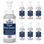 Osler & Walsh Hand Sanitiser Foaming Pump Bottles 500ml - Alcohol-Free, Quat-Free Formula - Biodegradable | Pack of 6 | Healthcare, Workplace, Nursery & Behavioural Health Use