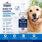 Osler & Walsh Hand Sanitiser Foaming Pump Bottles 500ml - Alcohol-Free, Quat-Free Formula - Biodegradable | Pack of 6 | Healthcare, Workplace, Nursery & Behavioural Health Use