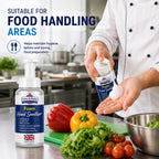 Osler & Walsh Hand Sanitiser Foaming Pump Bottles 500ml - Alcohol-Free, Quat-Free Formula - Biodegradable | Pack of 6 | Healthcare, Workplace, Nursery & Behavioural Health Use