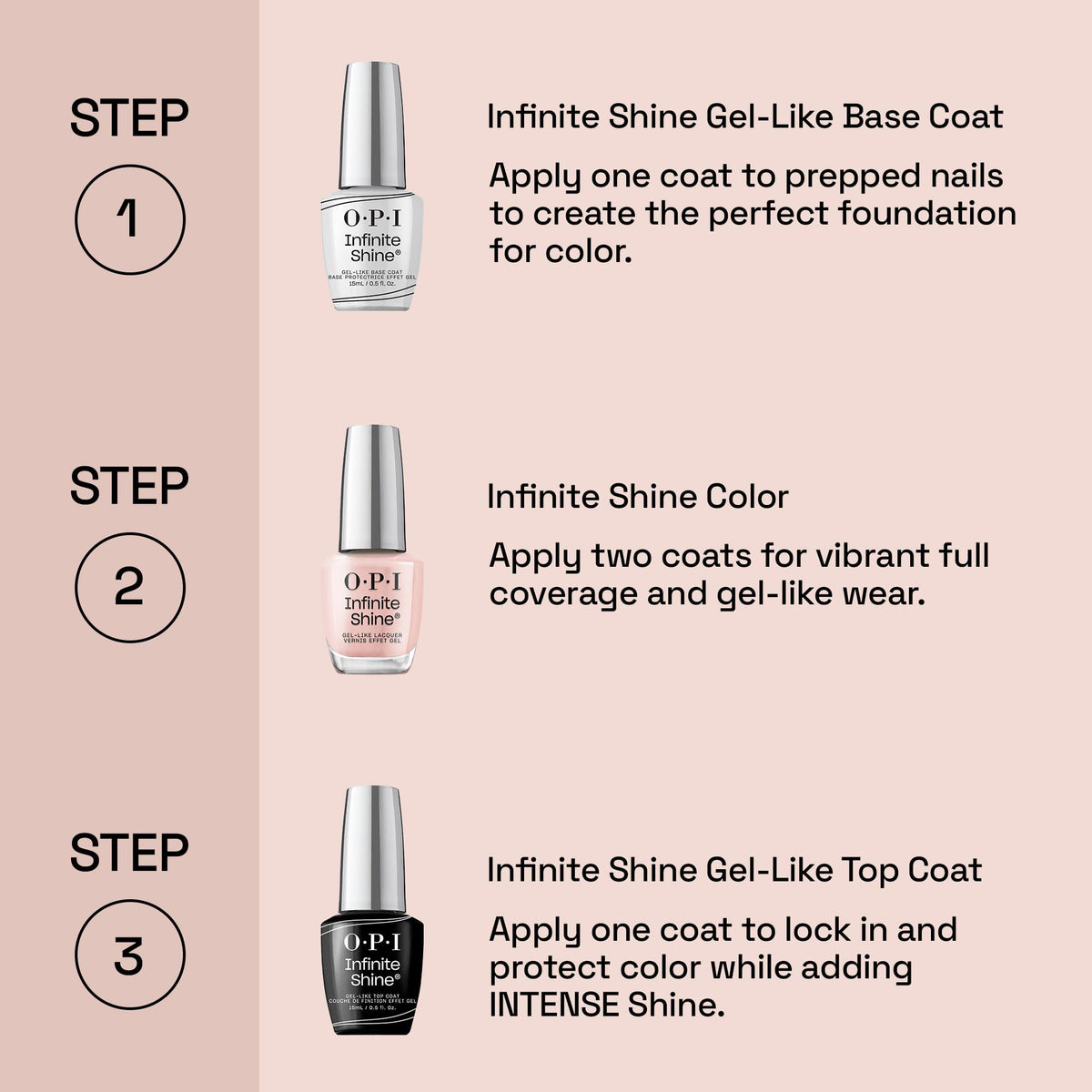 OPI Infinite Shine Nail Polish - Megawatt Hot - Orange Gel-Like Long Lasting 15ml - Damaged Box