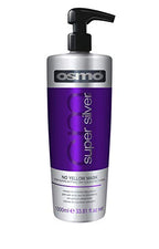 OSMO Super Silver Mask 250 ml - Purple Hair Mask for Blonde, Bleached & Grey Hair - Neutralises Brassy Yellow Tones & Enhances Cool, Ashy Colour