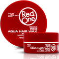 RedOne Hair Styling Wax Red 150 ml | Edge Control | Hair Gel Wax | Ultra Hold | Strawberry Scent | Men & Women Hair Wax | Maximum Control | Shine Look