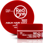 RedOne Hair Styling Wax Red 150 ml | Edge Control | Hair Gel Wax | Ultra Hold | Strawberry Scent | Men & Women Hair Wax | Maximum Control | Shine Look