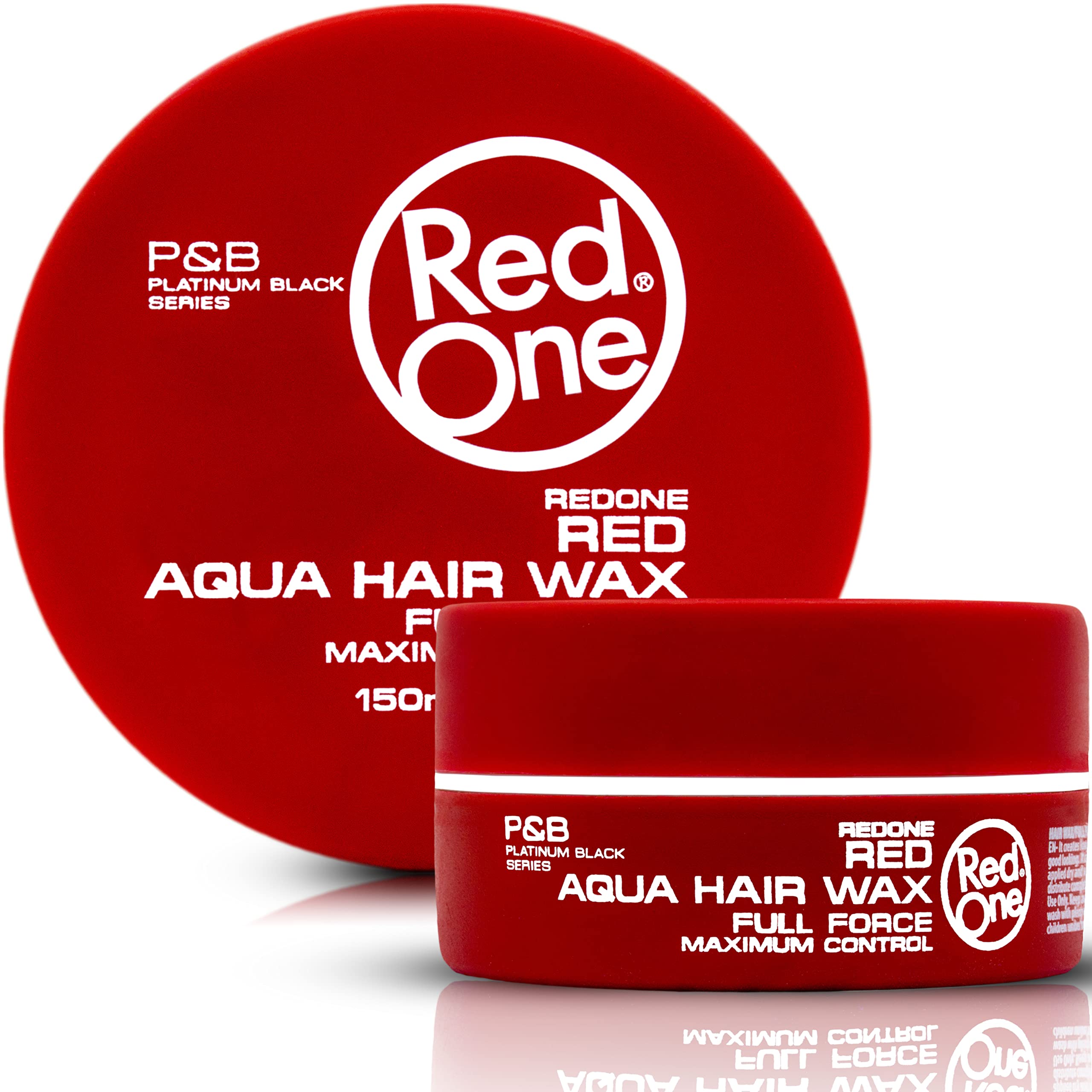 RedOne Hair Styling Wax Red 150 ml | Edge Control | Hair Gel Wax | Ultra Hold | Strawberry Scent | Men & Women Hair Wax | Maximum Control | Shine Look