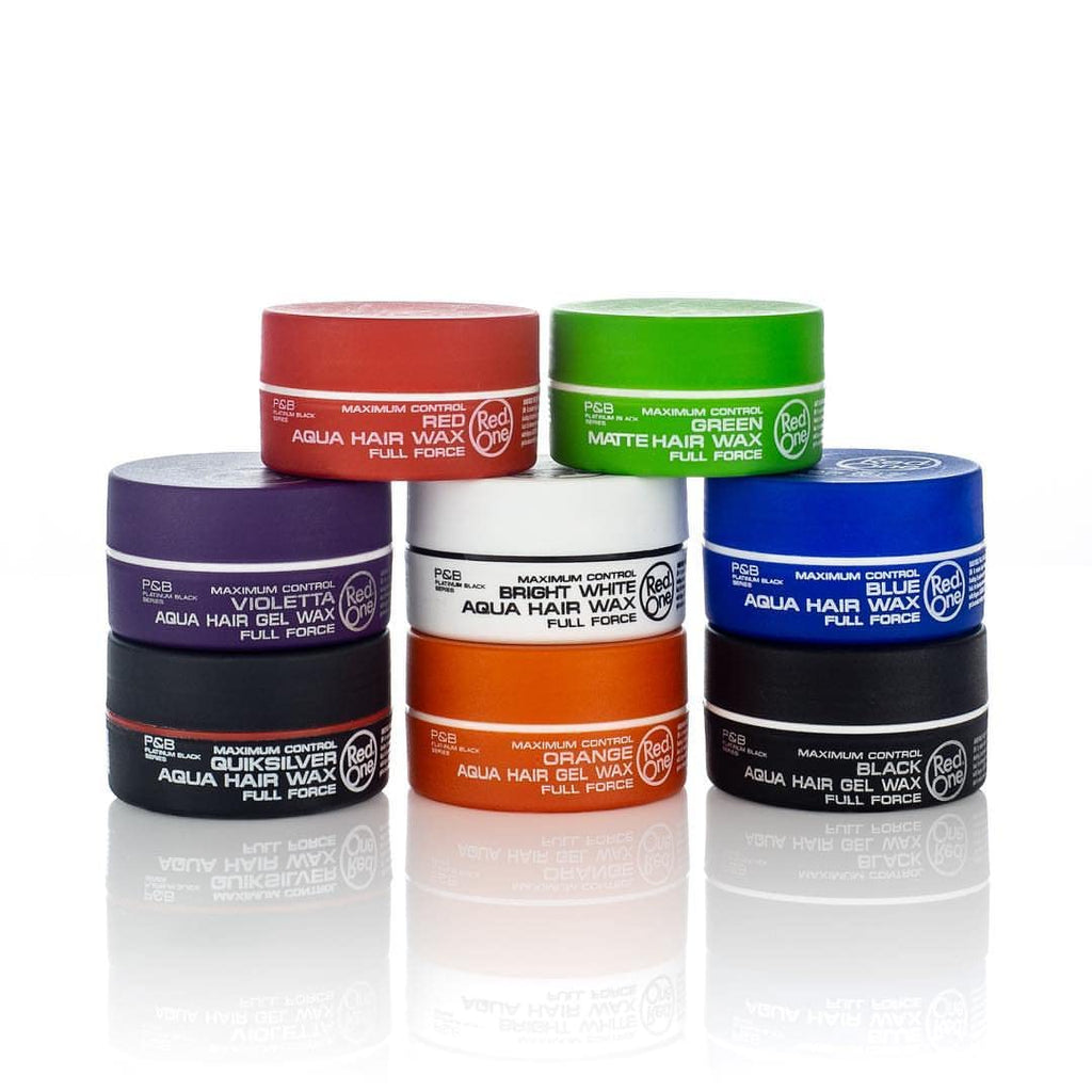 RedOne Hair Styling Wax Red 150 ml | Edge Control | Hair Gel Wax | Ultra Hold | Strawberry Scent | Men & Women Hair Wax | Maximum Control | Shine Look