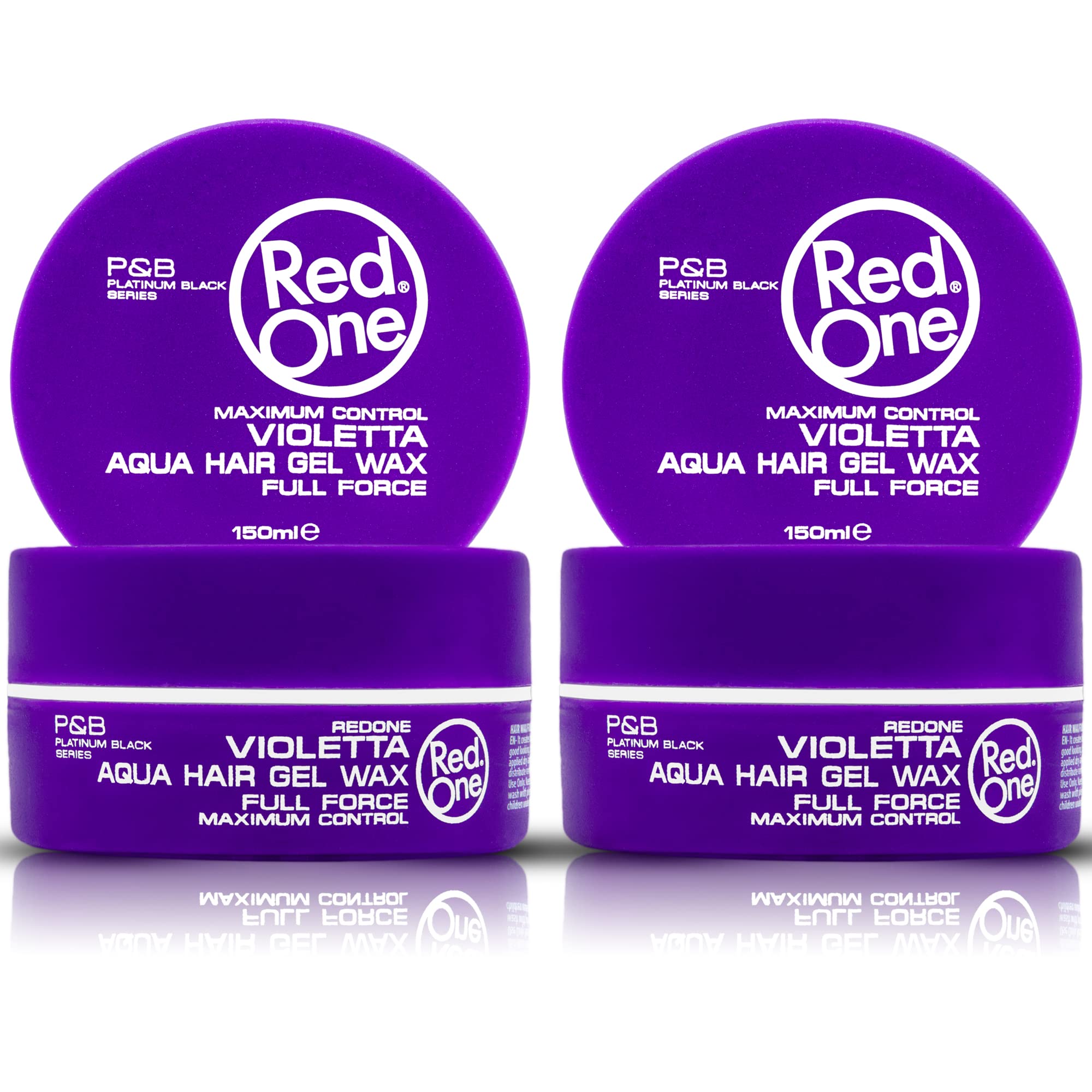 RedOne Hair Styling Wax Red 150 ml | Edge Control | Hair Gel Wax | Ultra Hold | Strawberry Scent | Men & Women Hair Wax | Maximum Control | Shine Look