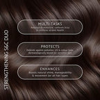 Percy & Reed Shampoo & Conditioner 2 x 250ml, Hair Growth Shampoo and Conditioner, Reduces Breakage, Builds Strength, Adds Thickness, Moisturises Dry Damaged Hair, Give Me Strength Collection