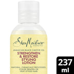 Shea Moisture Jamaican Black Castor Oil Strengthen & Restore Hair Styling Lotion Sulphate and Silicone Free for chemically processed, heat styled, or natural hair 237 ml