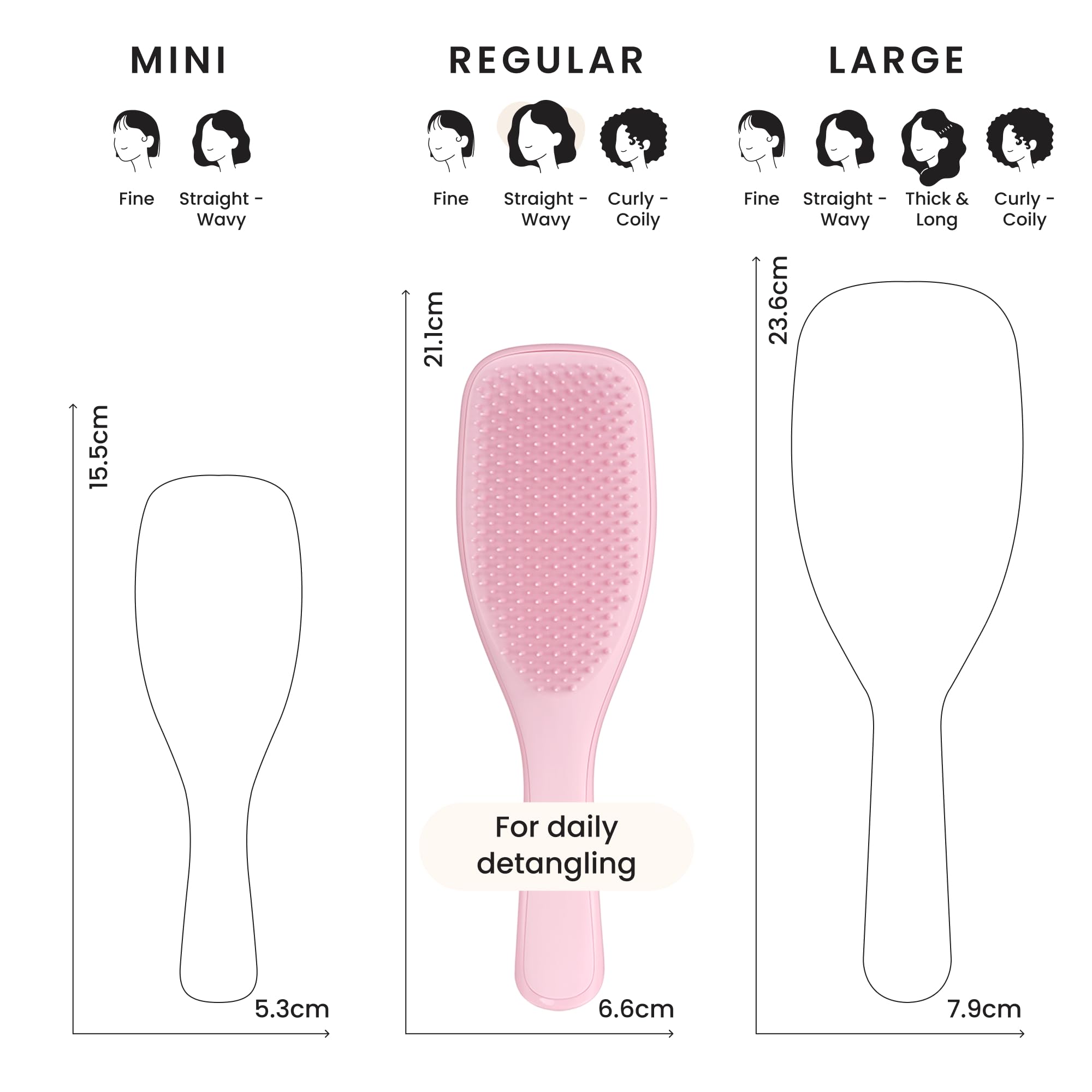 Tangle Teezer Ultimate Detangler Hairbrush - For Wet & Dry Hair - Detangling Brush for All Hair Types - Two-Tiered Teeth Reduce Breakage & Eliminate Knots - Millennial Pink - Damaged Box