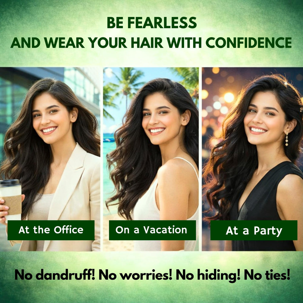 Tea Tree Anti-Dandruff Shampoo - For Dry Itchy Flaky Scalp and Dandruff