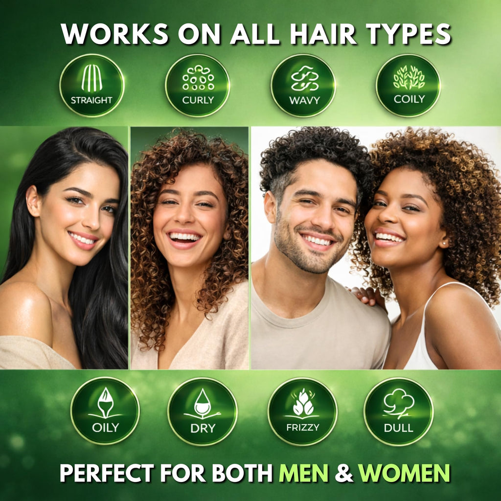 Tea Tree Anti-Dandruff Shampoo - For Dry Itchy Flaky Scalp and Dandruff