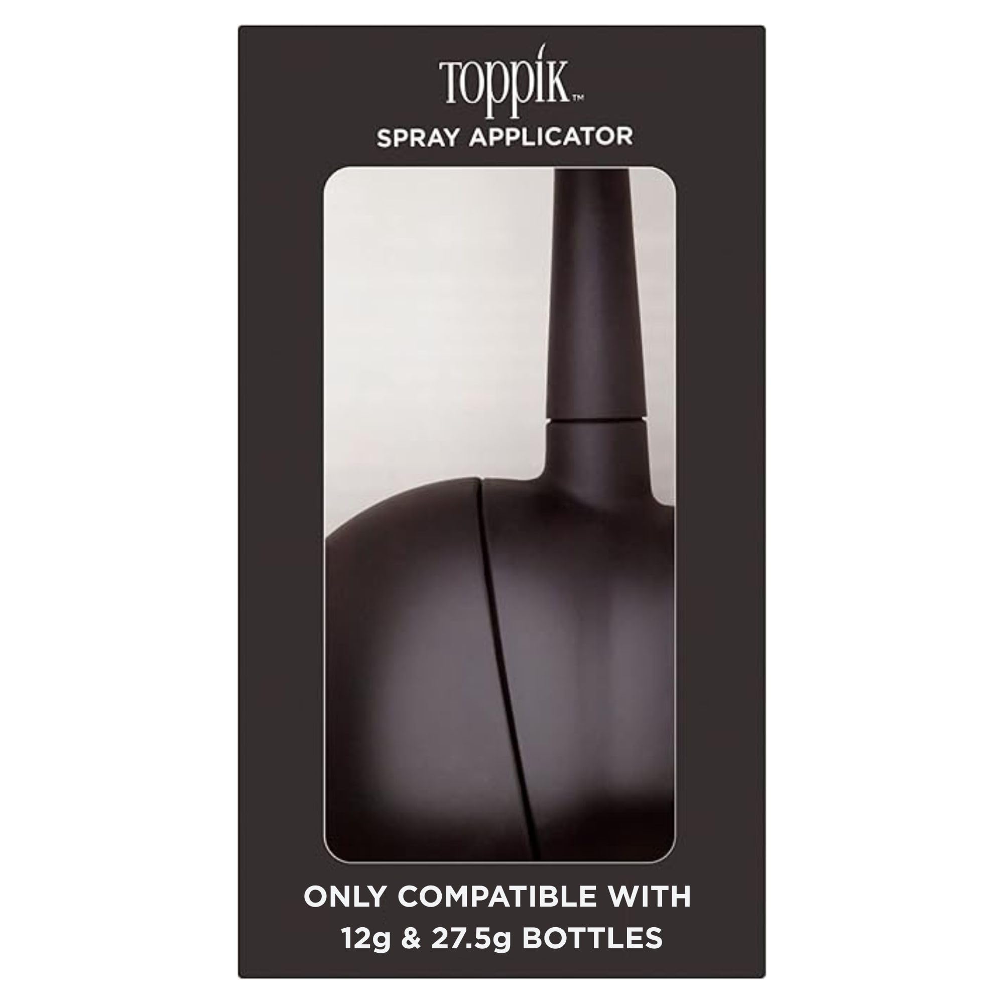 Toppik Spray Applicator, Precise Fibre Application on Thinning Hair for Naturally Thicker Looking Hair, Suitable for 12g & 27.5 g Bottle Sizes - Damaged Box