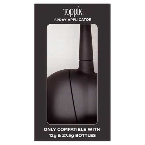 Toppik Spray Applicator, Precise Fibre Application on Thinning Hair for Naturally Thicker Looking Hair, Suitable for 12g & 27.5 g Bottle Sizes - Damaged Box