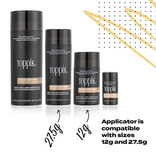 Toppik Spray Applicator, Precise Fibre Application on Thinning Hair for Naturally Thicker Looking Hair, Suitable for 12g & 27.5 g Bottle Sizes - Damaged Box