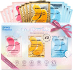 Under Eye Mask - Reduce Dark Circles, Puffy Eyes, Undereye Bags, Wrinkles - Gel Under Eye Patches, Vegan Cruelty-Free Self Care by grace and stella (24 Pairs, Gold)