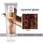 Wella Professional Color Fresh Mask | Temporary Color Refresh Treatment |Semi-Permanent Hair Dye | Wash Out Colour |150ml | Caramel Glaze - Damaged Box