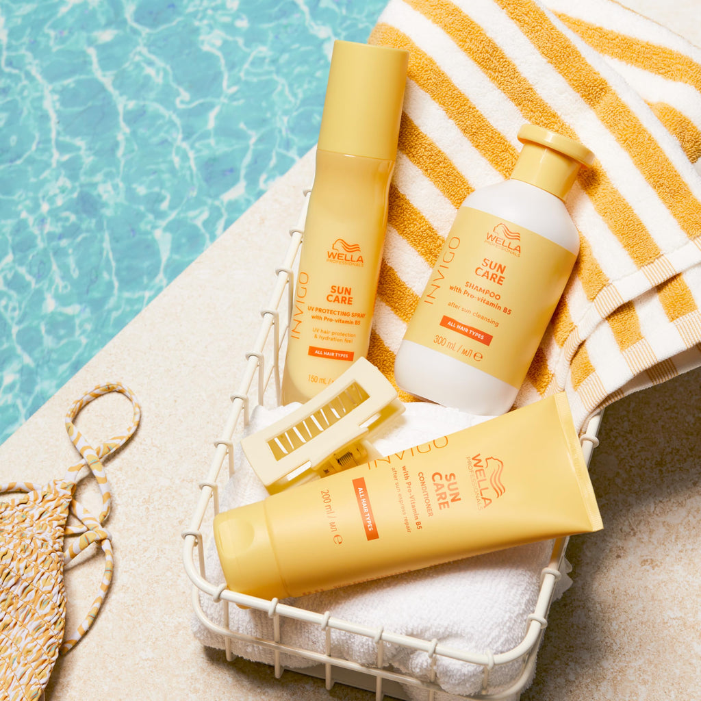 Wella Professionals Invigo Sun Care UV Hair Colour Protection Spray - Hydrating Heat Defence Spray For Hair Provides UV Protection - Perfect for Holiday & Travel (150ml)