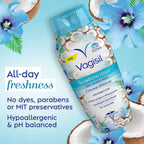 Vagisil Scentsitive Scents Daily Feminine Intimate Wash For Women, Plus Coconut Water, All-Day Freshness, Hypoallergenic, skin-friendly Coconut Hibiscus Scent, 354ml (Package may vary)