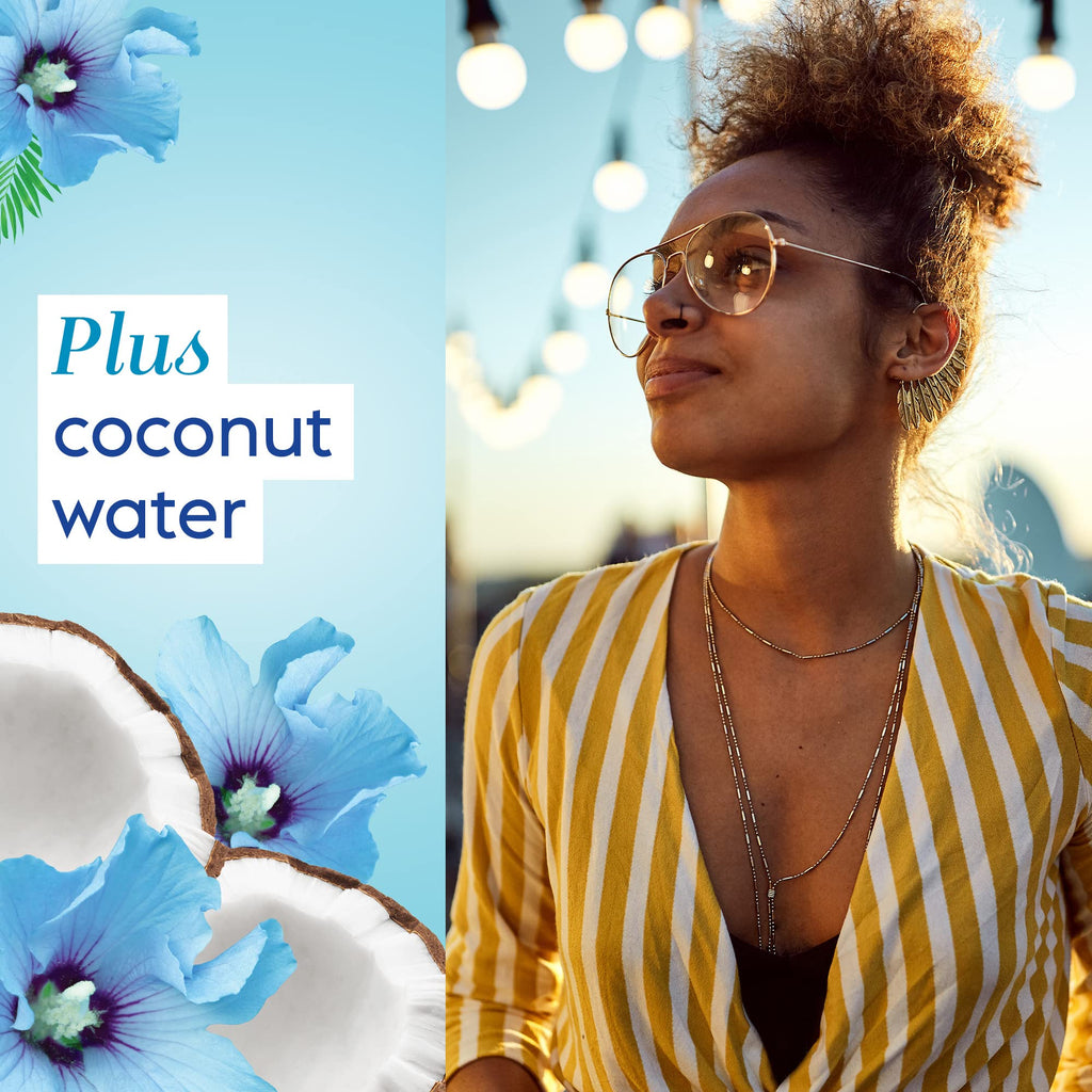Vagisil Scentsitive Scents Daily Feminine Intimate Wash For Women, Plus Coconut Water, All-Day Freshness, Hypoallergenic, skin-friendly Coconut Hibiscus Scent, 354ml (Package may vary)