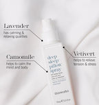This Works Deep Sleep Pillow Talk Kit - Gift Set with Deep Sleep Pillow Spray 75 ml and Stress Check Roll On 5 ml - Self Care and Sleep Gifts for Women