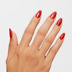 OPI Infinite Shine Nail Polish - Big Apple RedTM - Gel Like & Long Lasting Red Cr`eme Nail Polish - with Pre-Cured Gel Technology & OPI Pro-Wide Brush (15ml)