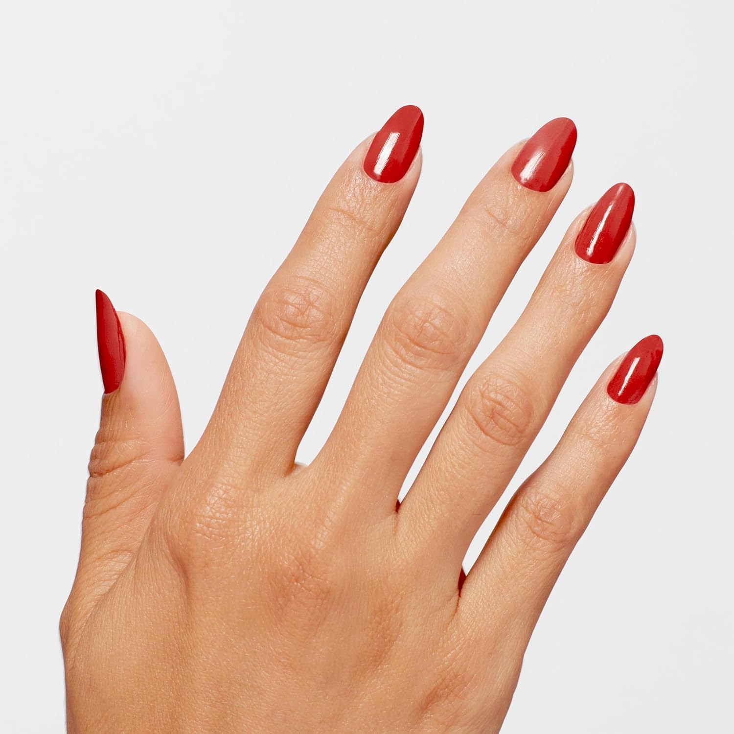 OPI Infinite Shine Nail Polish - Big Apple RedTM - Gel Like & Long Lasting Red Cr`eme Nail Polish - with Pre-Cured Gel Technology & OPI Pro-Wide Brush (15ml)