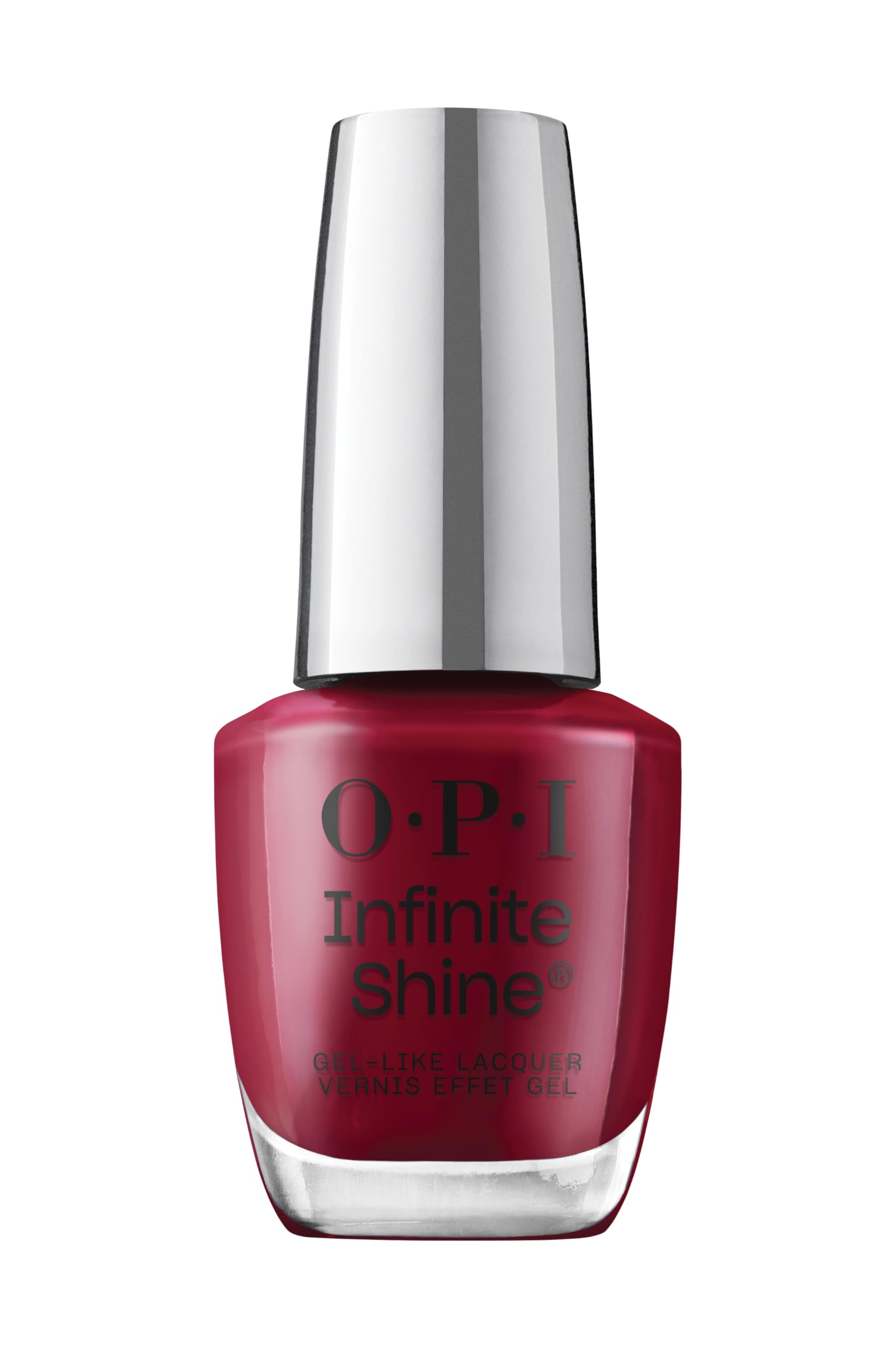 OPI Infinite Shine Nail Polish - Big Apple RedTM - Gel Like & Long Lasting Red Cr`eme Nail Polish - with Pre-Cured Gel Technology & OPI Pro-Wide Brush (15ml)