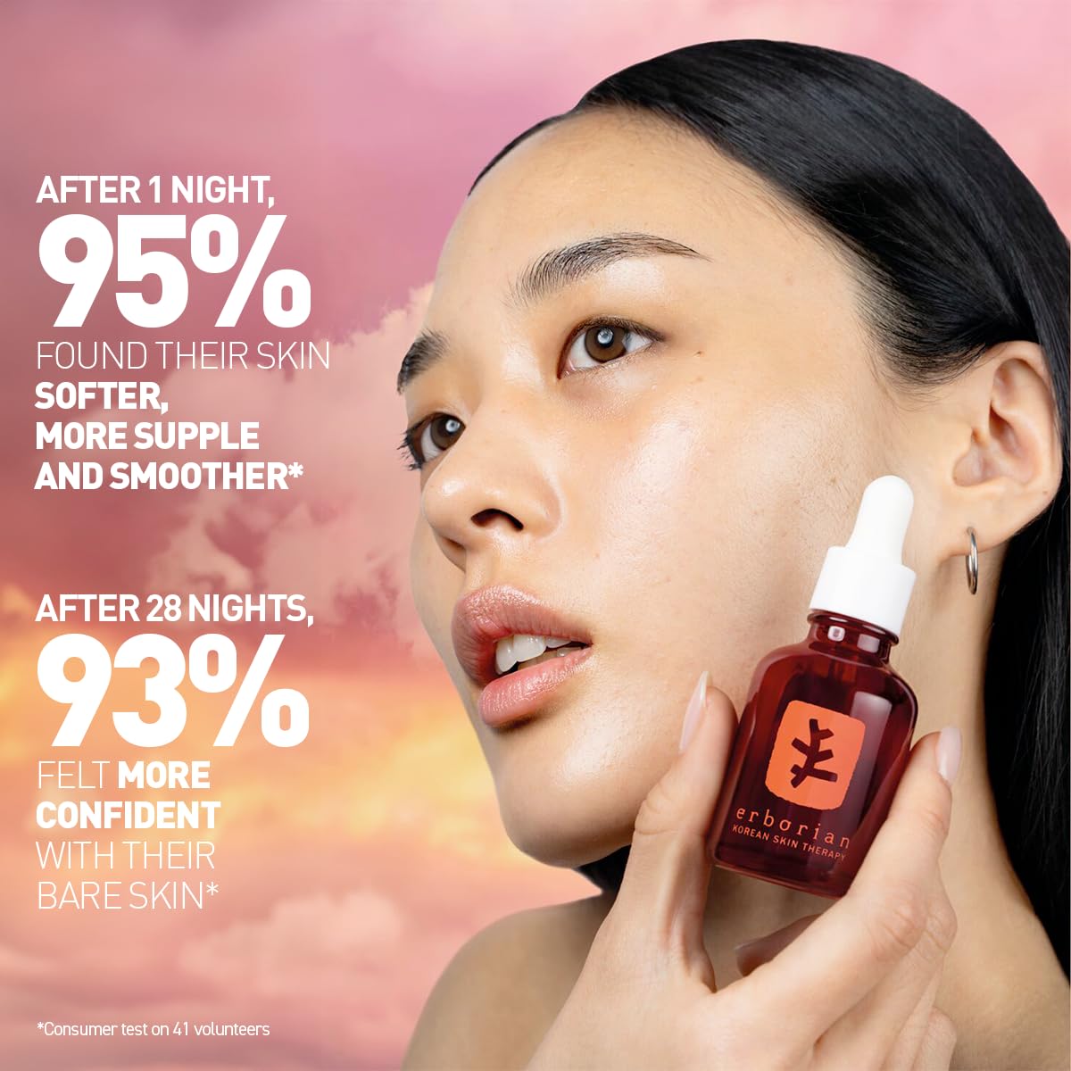 Erborian - Skin Therapy - Multi-perfektionierendes Gesichts"ol - Reduziert Anzeichen von M"udigkeit - F"ur alle Hauttypen geeignet - Koreanische Kosmetik - 10 ml - Damaged Box