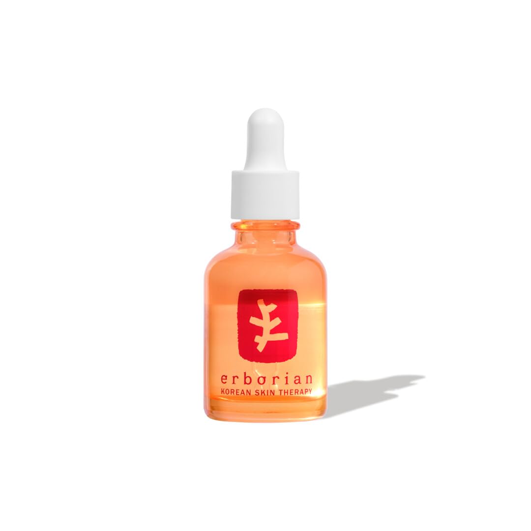 Erborian - Skin Therapy - Multi-perfektionierendes Gesichts"ol - Reduziert Anzeichen von M"udigkeit - F"ur alle Hauttypen geeignet - Koreanische Kosmetik - 10 ml - Damaged Box