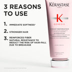 K'erastase Genesis, Moisturising and Hydrating Conditioner, For Hair Loss and Weakened Hair, Edelweiss Native Cells, Ginger Root and Aquaxyl, Fondant Reinforcateur, 200 ml
