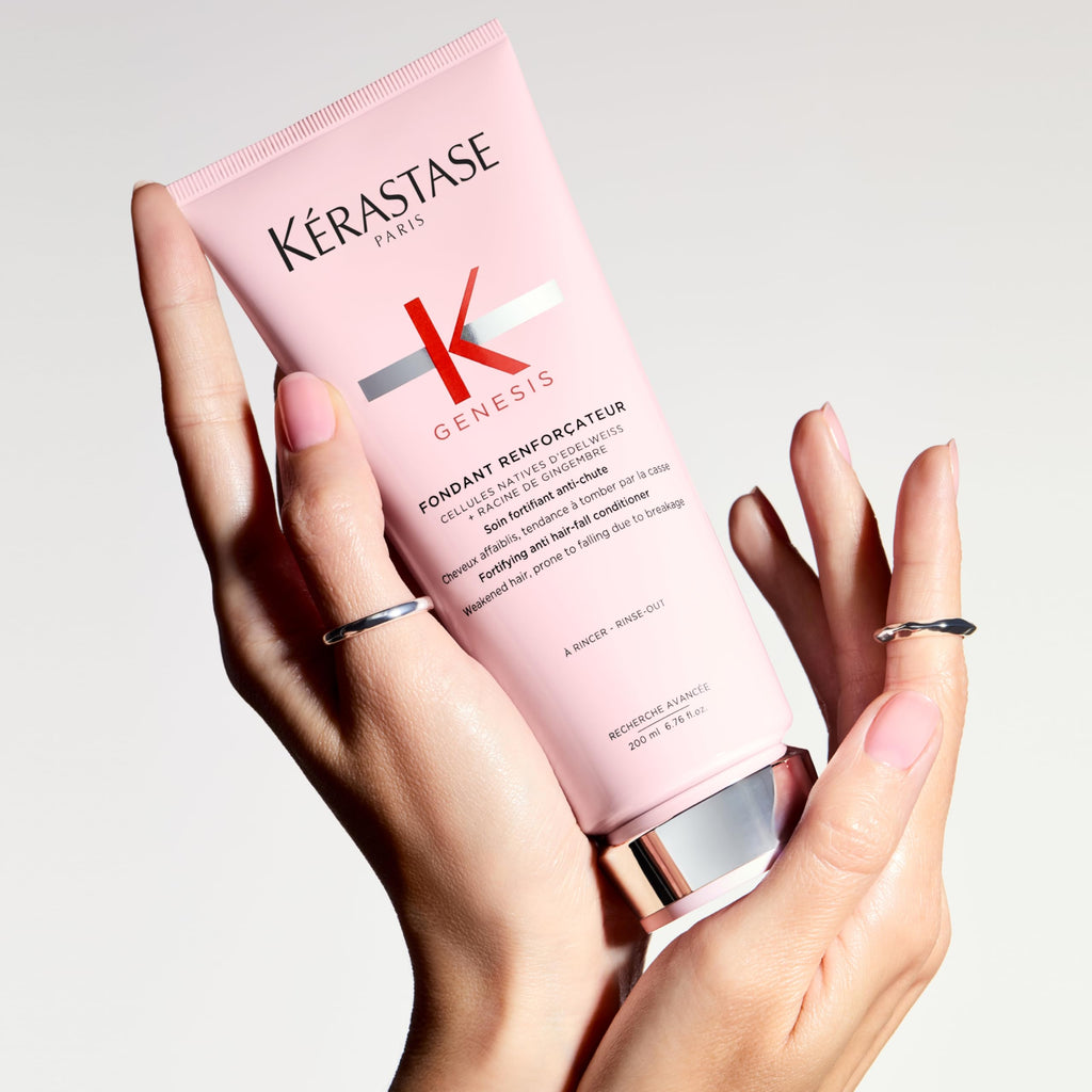 K'erastase Genesis, Moisturising and Hydrating Conditioner, For Hair Loss and Weakened Hair, Edelweiss Native Cells, Ginger Root and Aquaxyl, Fondant Reinforcateur, 200 ml