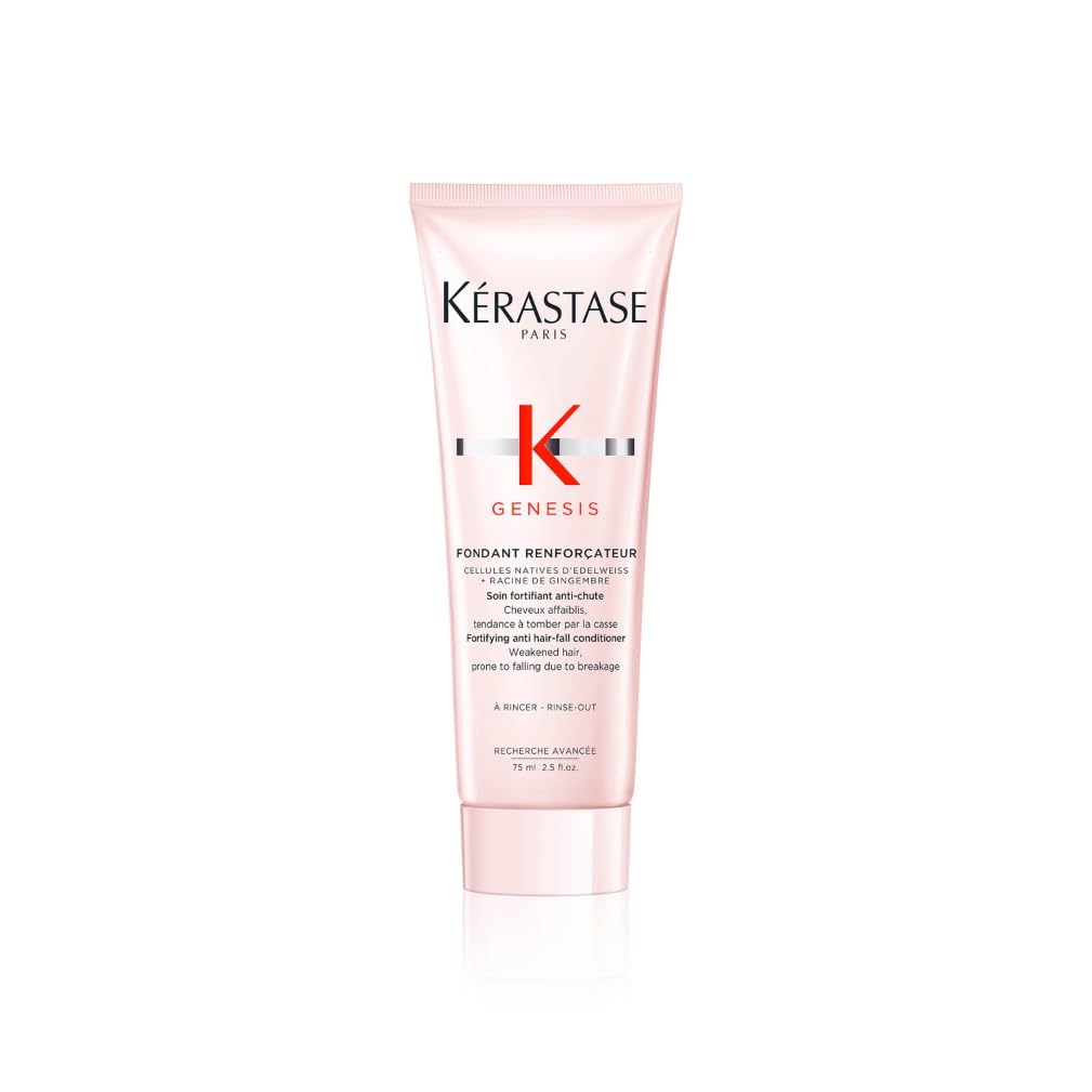 K'erastase Genesis, Moisturising and Hydrating Conditioner, For Hair Loss and Weakened Hair, Edelweiss Native Cells, Ginger Root and Aquaxyl, Fondant Reinforcateur, 200 ml