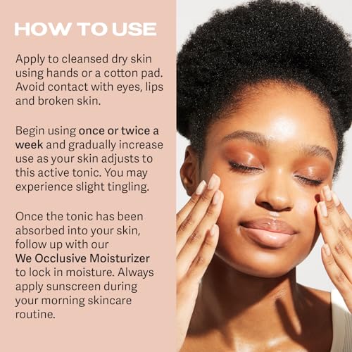 Sacheu Lactic Tonic - AHA Refreshing Essence - Exfoliating Toner with Hyaluronic Acid and Lactic Acid - Face Serum Helps Even Skin Tone and Texture - Cruelty and Fragrance Free - 100 ml