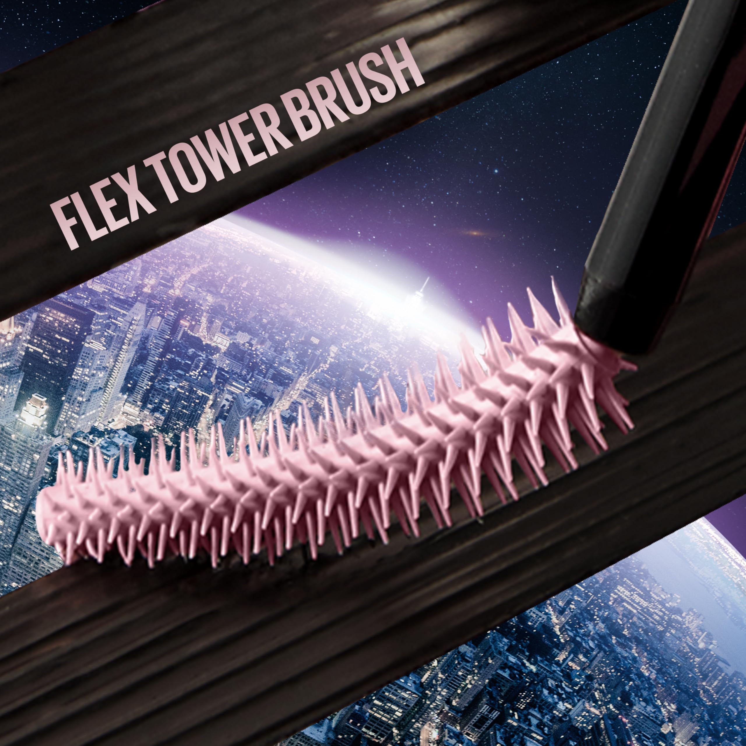 Maybelline New York Lash Sensational Sky High Mascara, Volumising & Lengthening Mascara, Washable Flake-Free Formula Infused with Bamboo Extract & Fibres, 7 ml, Shade: Brown