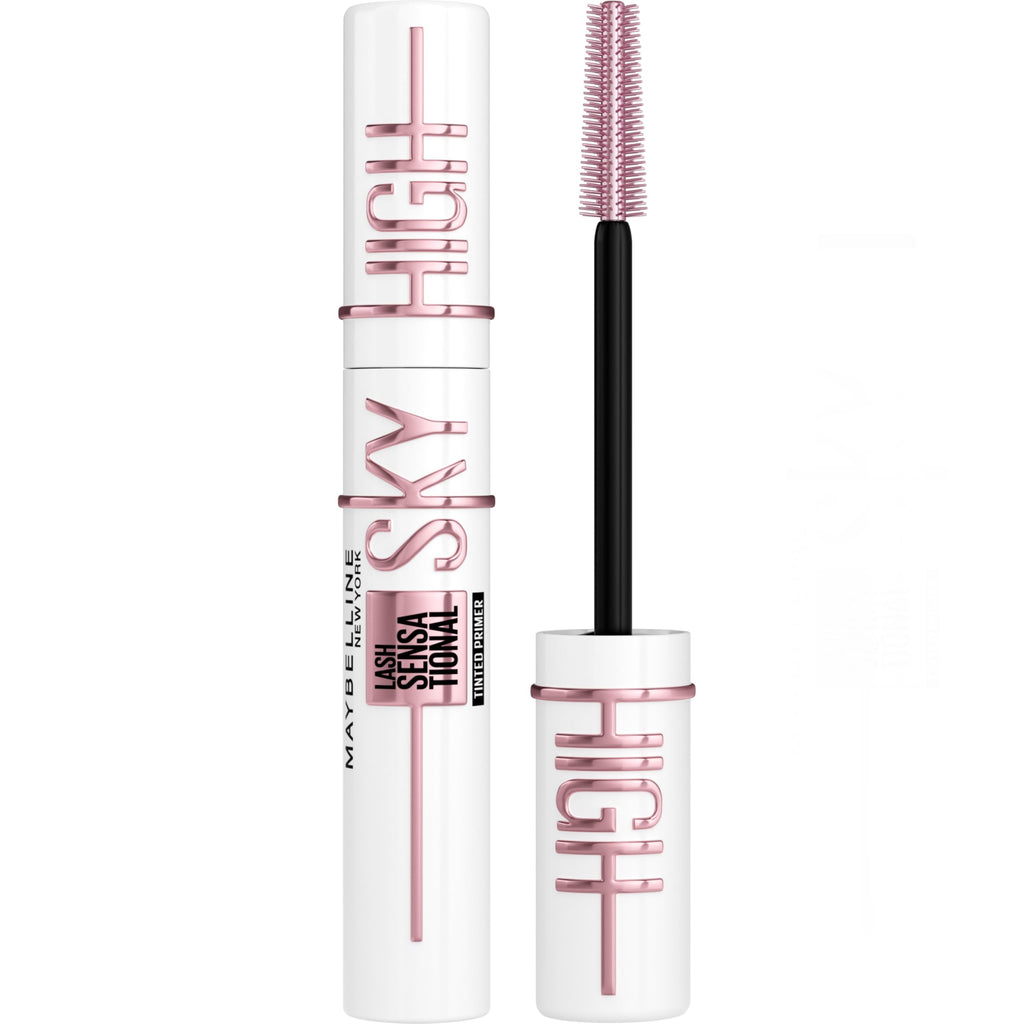 Maybelline New York Lash Sensational Sky High Mascara, Volumising & Lengthening Mascara, Washable Flake-Free Formula Infused with Bamboo Extract & Fibres, 7 ml, Shade: Brown
