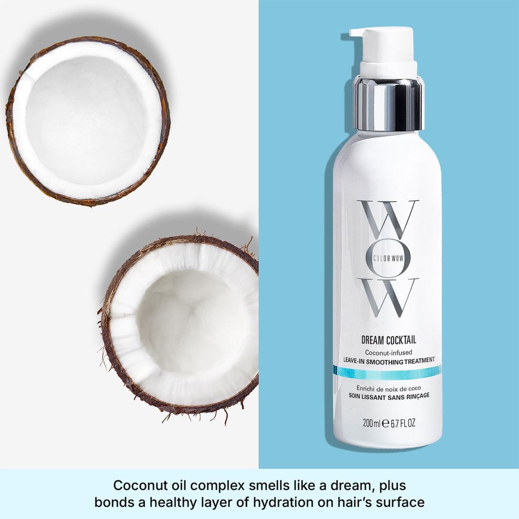 COLOR WOW Dream Cocktail Coconut Infused - Transform Dry, Damaged Hair to Silken Perfection with this Leave-in Treatment for Dry Hair