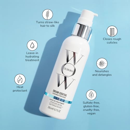 COLOR WOW Dream Cocktail Coconut Infused - Transform Dry, Damaged Hair to Silken Perfection with this Leave-in Treatment for Dry Hair