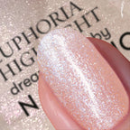 Nails Inc Euphoria Highlight, Magic Does Exist Pink Shimmer, No Chip, Long Lasting, Quick Dry, Air Dry, Professional Manicures & Pedicures, Fingernails & Toenails, Vegan Nail Polish, 14 ML