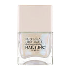 Nails Inc Euphoria Highlight, Magic Does Exist Pink Shimmer, No Chip, Long Lasting, Quick Dry, Air Dry, Professional Manicures & Pedicures, Fingernails & Toenails, Vegan Nail Polish, 14 ML