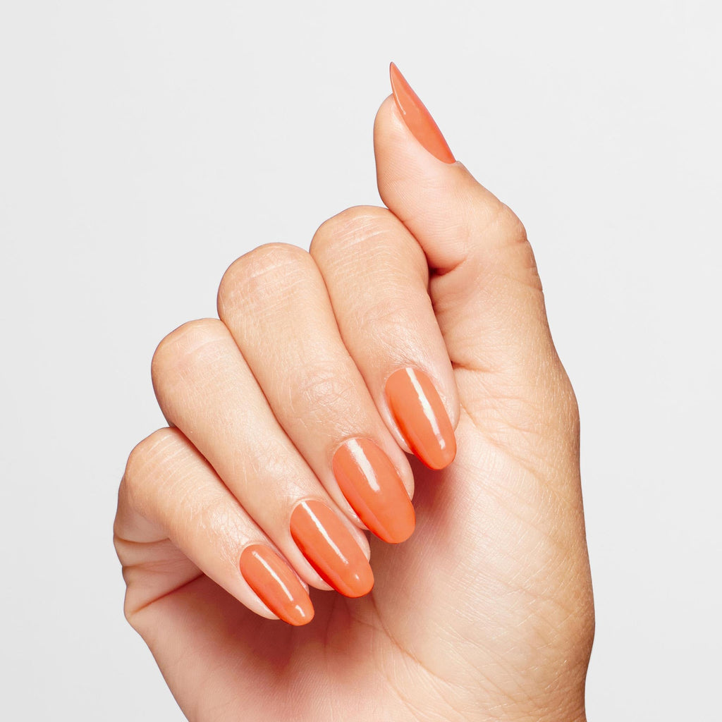 OPI Infinite Shine Nail Polish - Always within Peach - Gel Like & Long Lasting Peach Cr`eme Nail Polish - with Pre-Cured Gel Technology & OPI Pro-Wide Brush (15ml)