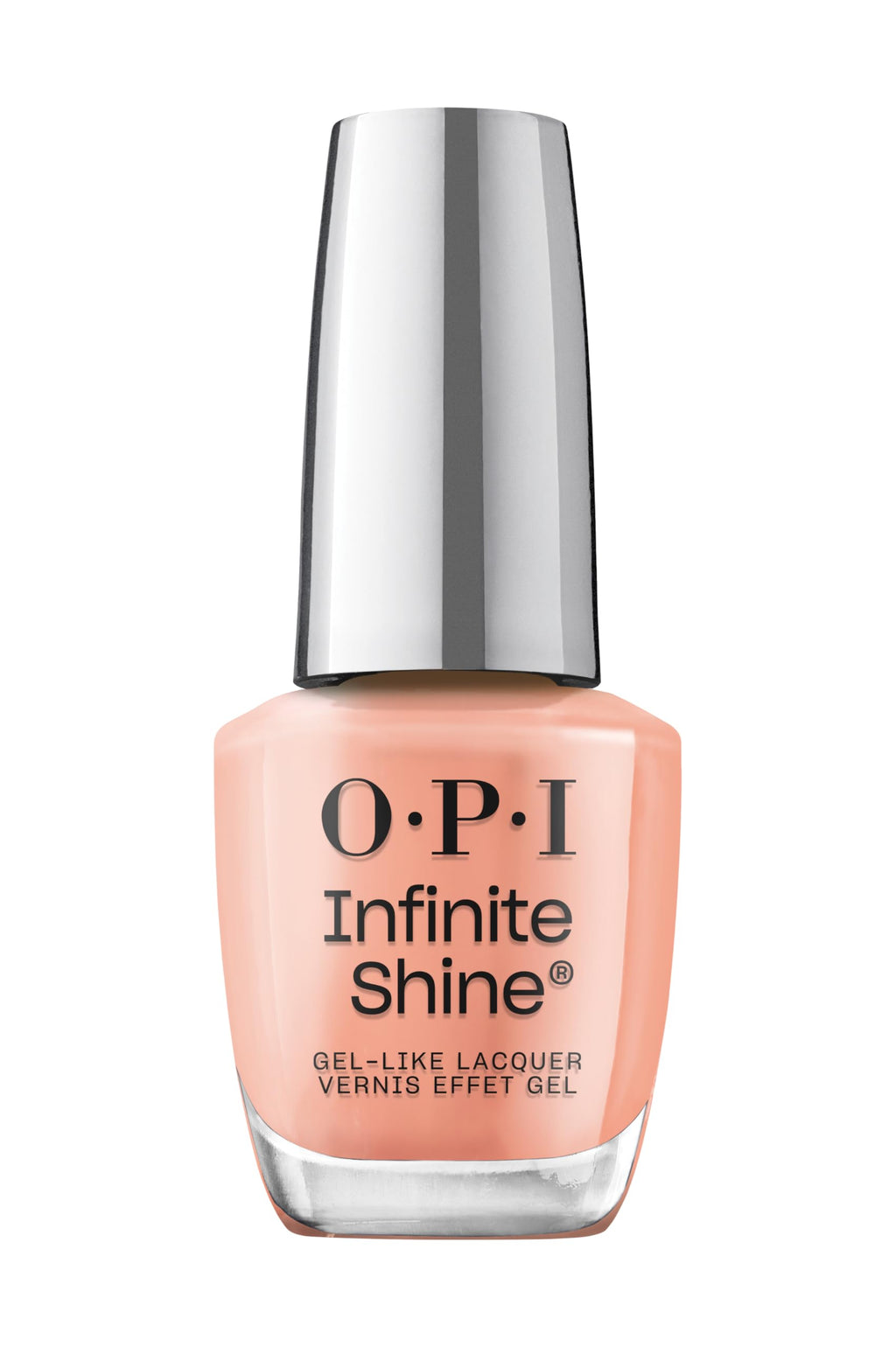 OPI Infinite Shine Nail Polish - Always within Peach - Gel Like & Long Lasting Peach Cr`eme Nail Polish - with Pre-Cured Gel Technology & OPI Pro-Wide Brush (15ml)