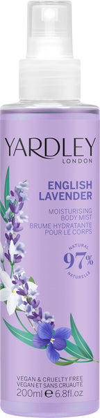 Yardley London English Lavender Fragrance Mist 200 ml