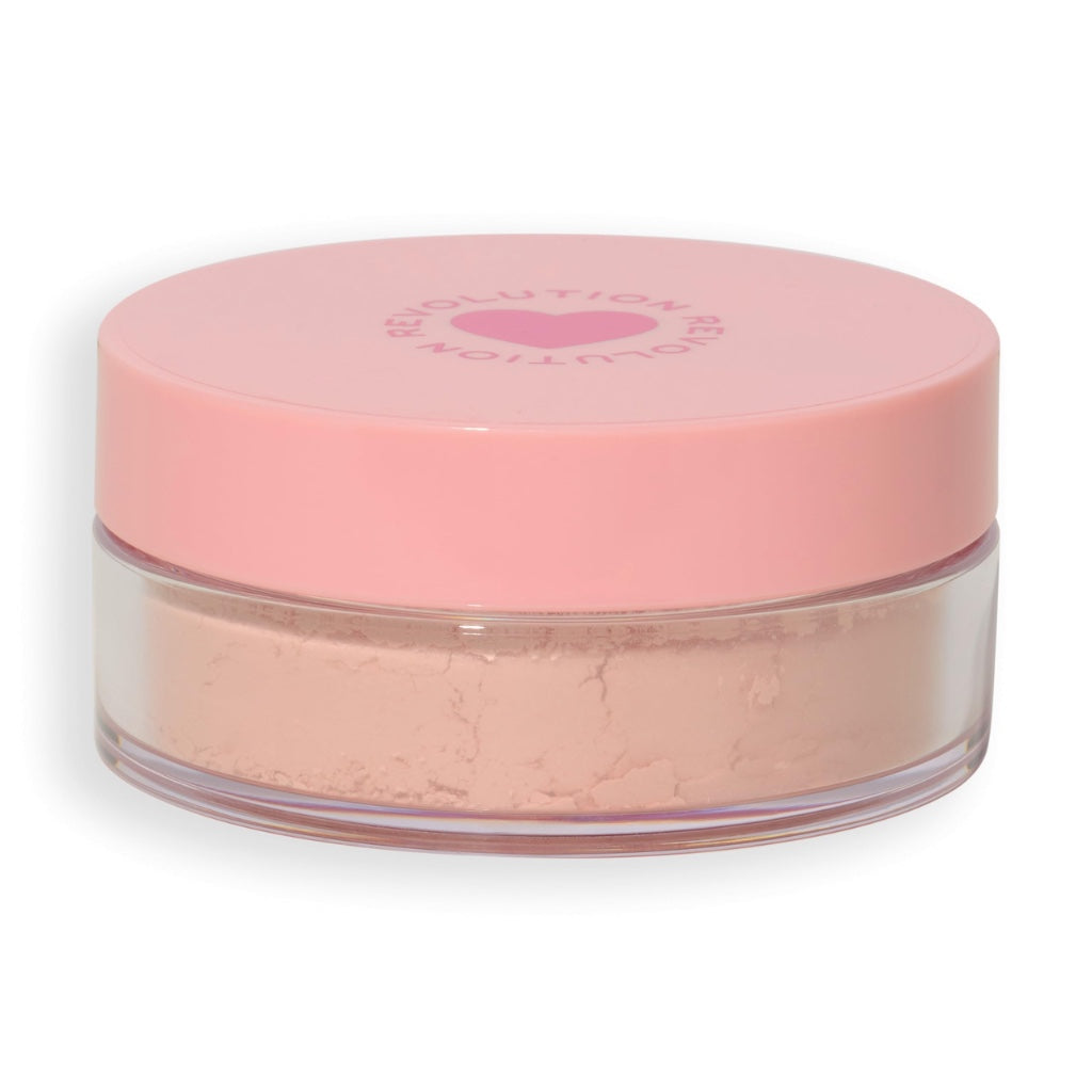 I Heart Revolution Loose Baking Powder, Vitamin Infused with Skin-Loving Ingredients for a Soft, Airbrushed Finish, Vegan & Cruelty-Free, 30g, Coconut